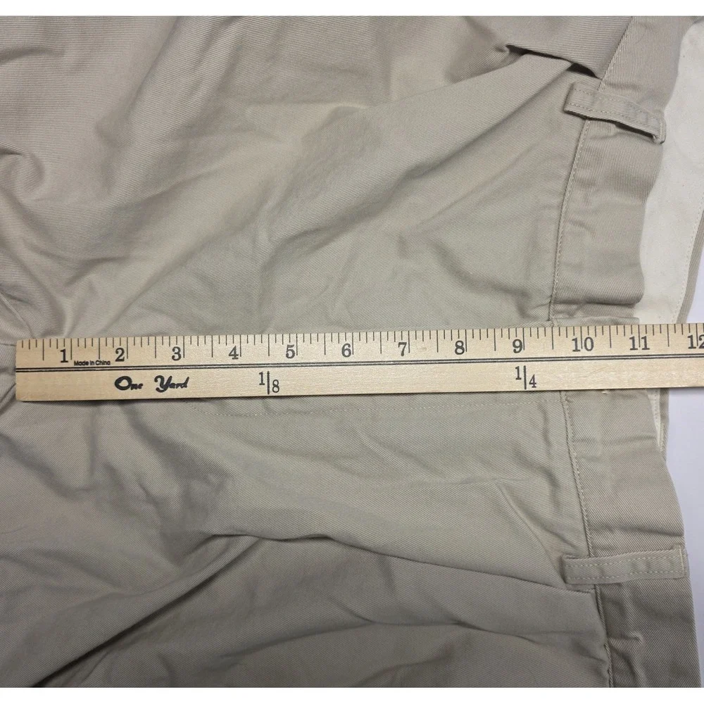Polo Ralph Lauren Mens Size 38x29 Classic Fit Beige Pleated Chino Pants‎